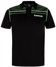 Kawasaki polo triko SPORTS černo-zelené