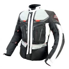 Pánská textilní moto bunda SPARK NEVADA, šedá vel M - 6XL
