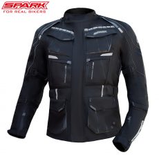 Pánská textilní moto bunda SPARK PACER, Black vel S - 2XL
