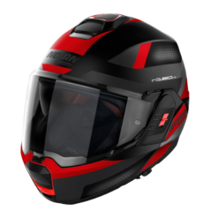 Moto helma Nolan N120-1 Subway N-com Flat Black 22